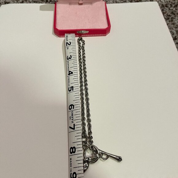 Vintage Juicy Couture Silver Charm Necklace - Picture 8 of 9